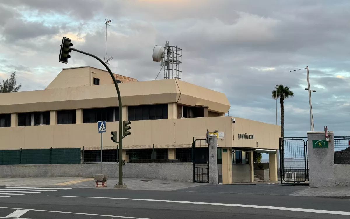 Comandancia de la Guardia Civil en Las Palmas, sede de la Agrupación de Tráfico. / AH
