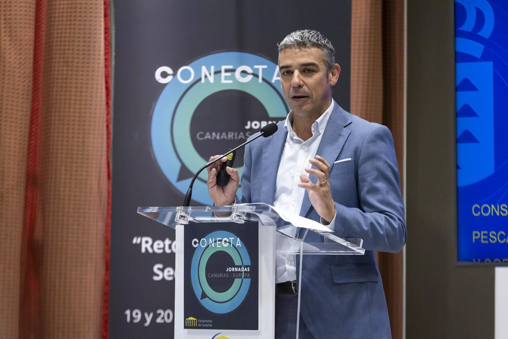 El consejero de Agricultura, Ganadería, Pesca y Soberanía Alimentaria de Canarias, Narvay Quintero./ EFE