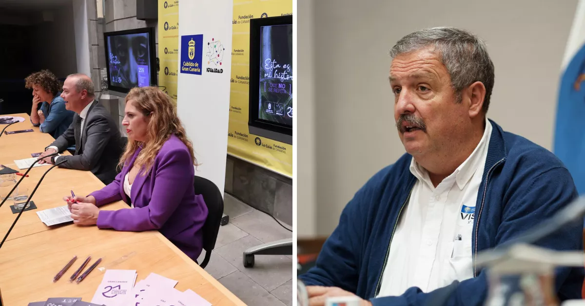 A la izquierda, Isabel Mena; a la derecha, Rafael Hernández, de Oportunidades de Vida / EFE