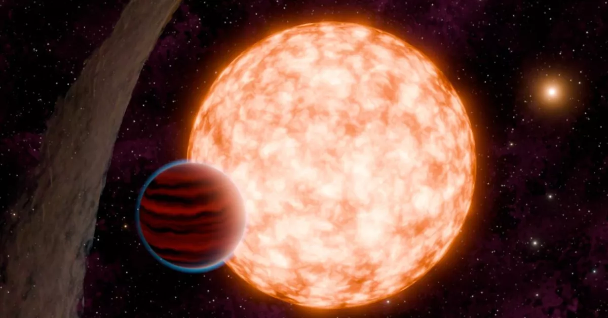 Ilustración de un exoplaneta joven. / NASA-JPL-CaltechR. Hurt-K. Miller (CaltechIPAC)