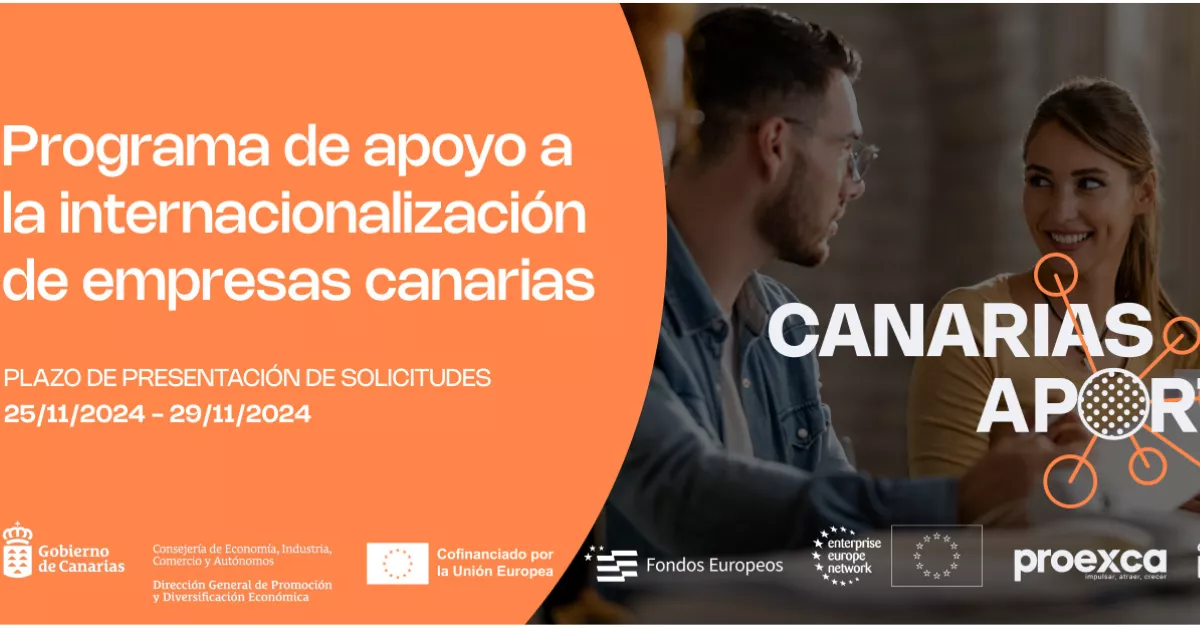 Cartel de Canarias Aporta. /CEDIDA