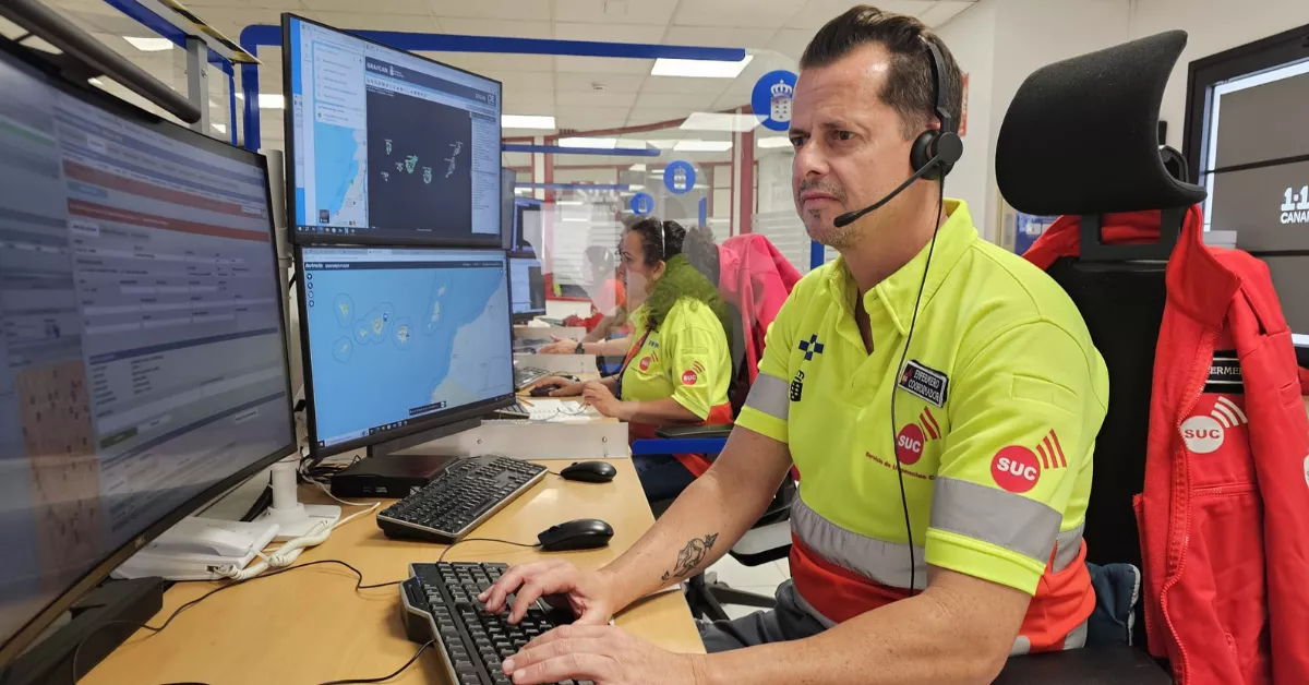 Trabajador del 112 Canarias / 112 CANARIAS