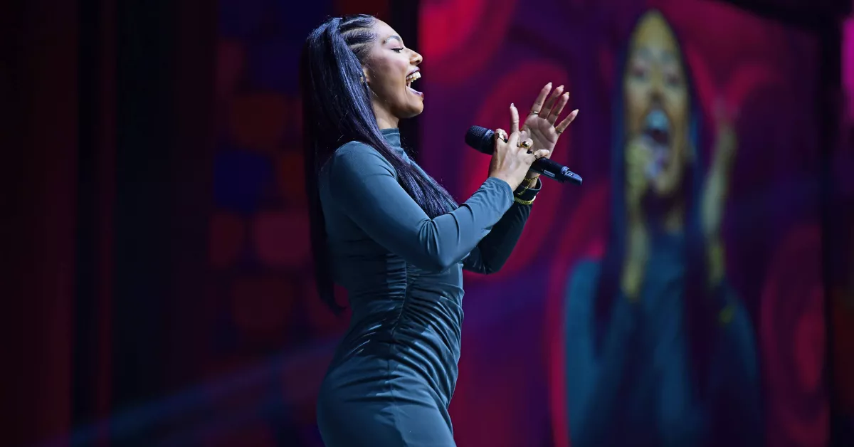 Nía durante su actuación en la gala / MEDIAPRESS GLOBAL