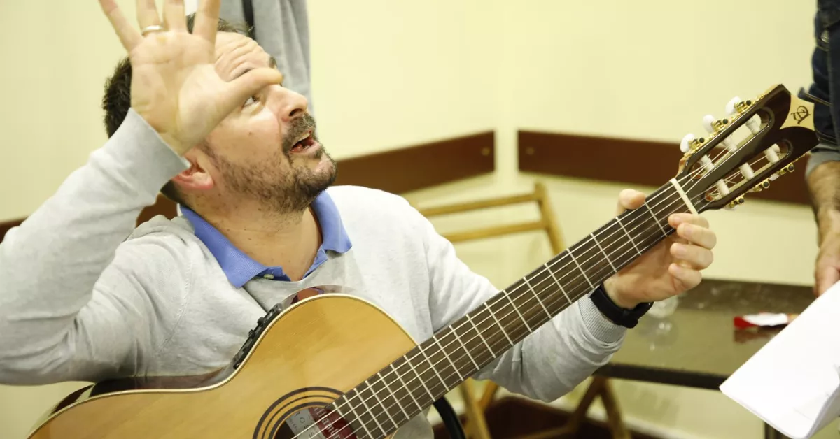 Acaymo Correa, de la murga Diablos Locos./ CEDIDA