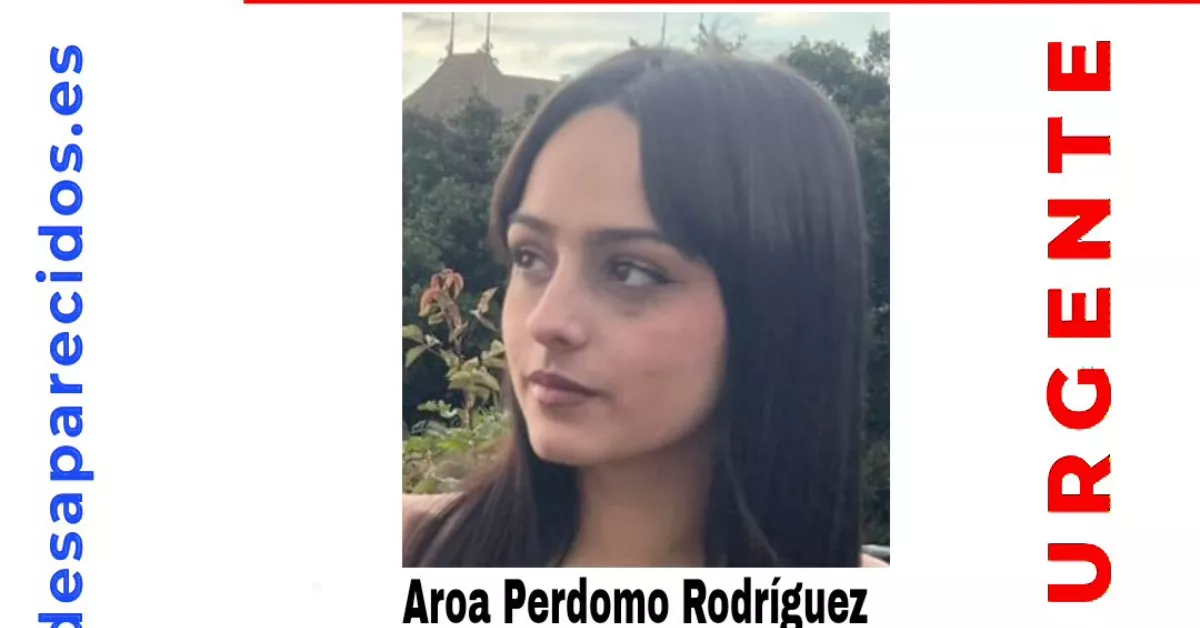 Aroa Perdomo, desaparecida en La Orotava. / SOSDESAPARECIDOS
