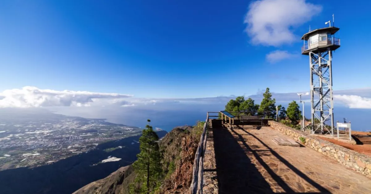 Mirador de las Sensaciones, también conocido como mirador de Garome o de Atogmatoma, en Tijarafe (La Palma)./ ARCHIVO