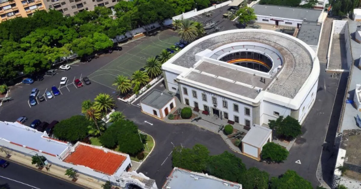 Vista aérea del cuartel militar Almeyda./ CEDIDA