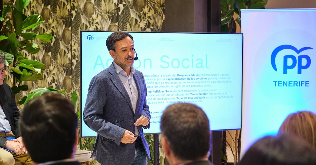 El vicepresidente del Cabildo de Tenerife, Lope Afonso. / CEDIDA