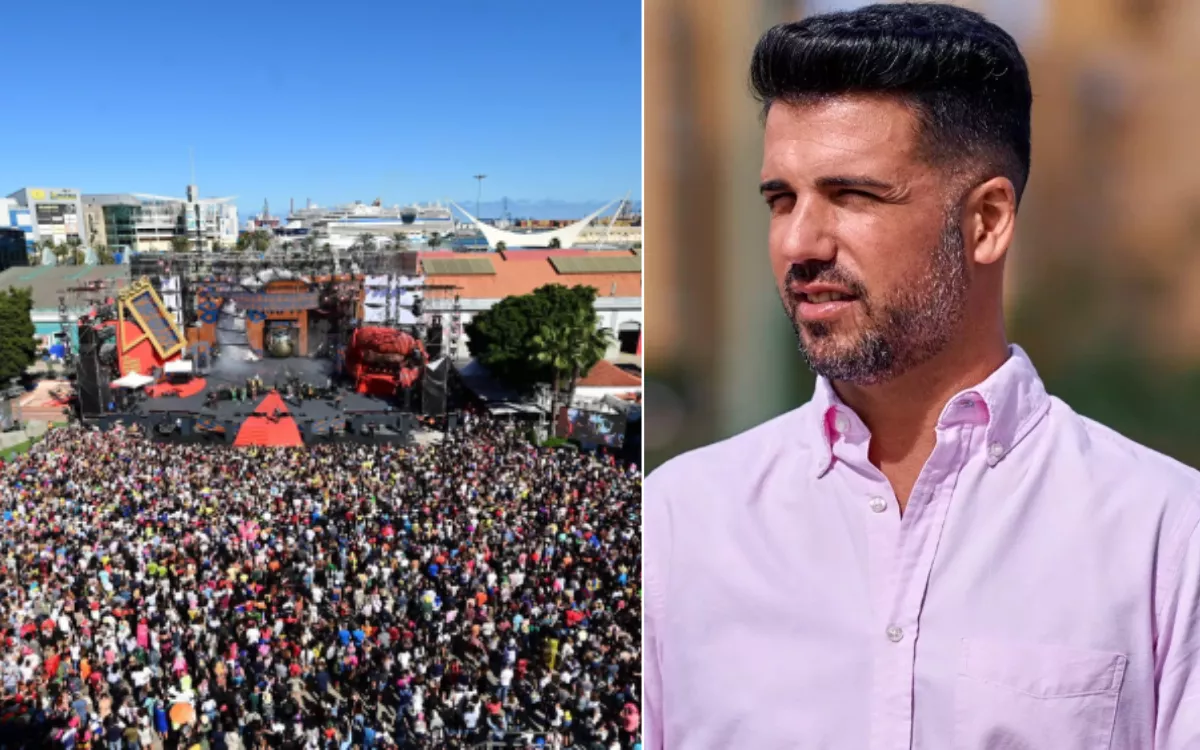 Suárez (CC) celebra el regreso del Carnaval a Santa Catalina, pero critica la falta de planificación. / AH