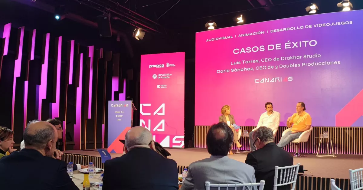 Acto de Proexca para atraer empresas de audiovisuales a Canarias en la Península./ CEDIDA