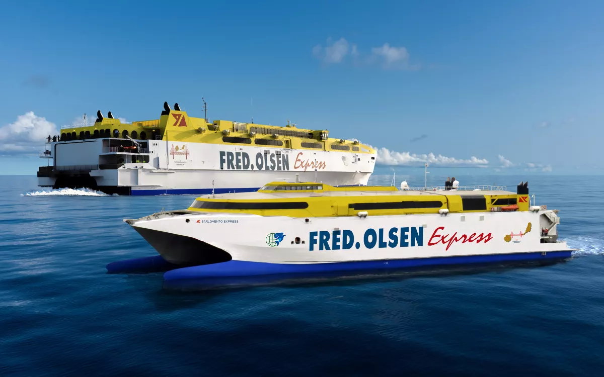 Fred. Olsen Express refuerza su flota al 'Barlovento Express', un nuevo fast ferry. / AH