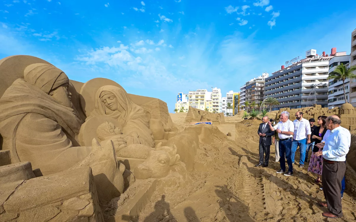Imagen de archivo del Belén de Arena de Las Canteras  / TONY HERNÁNDEZ