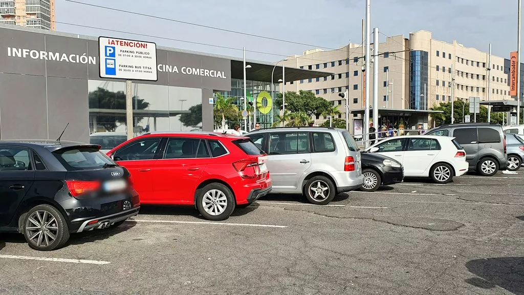 Imagen del aparcamiento cercano al Intercambiador de Santa Cruz de Tenerife. / POLICÍA LOCAL SANTA CRUZ