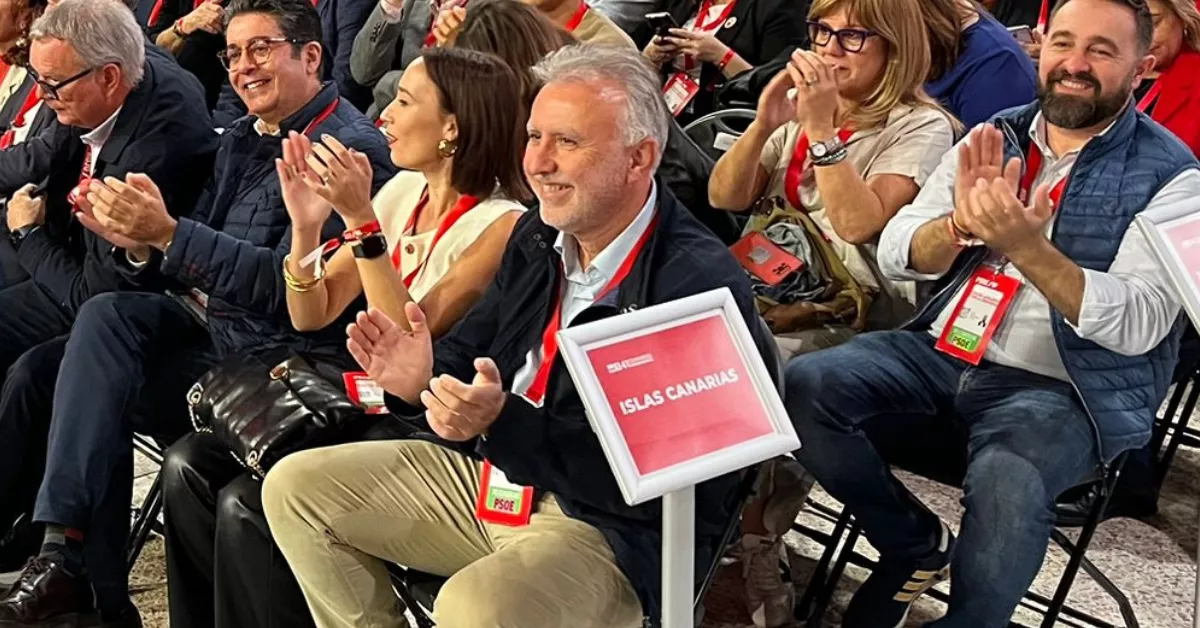 Ángel Víctor Torres en el 41º congreso federal del PSOE. / CEDIDA
