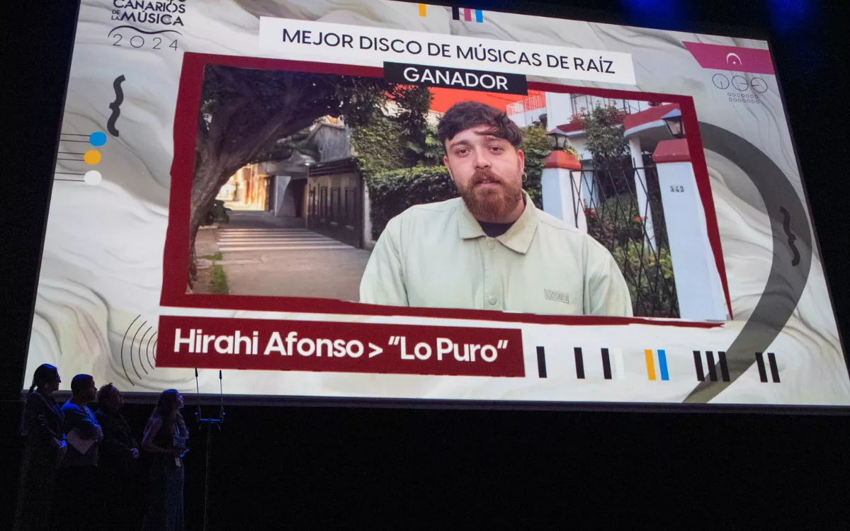 Hirahi Afonso brilla en los Premios Canarios de la Música con dos galardones. / AH