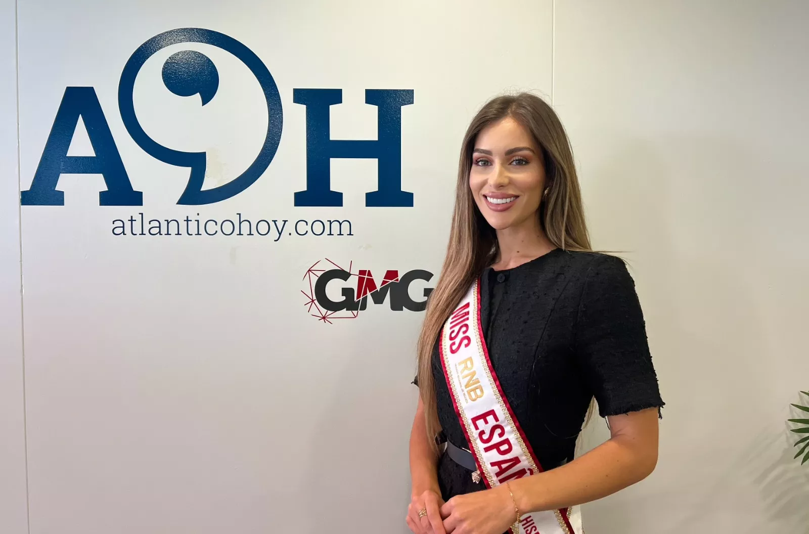 Carolina Barroso visita Atlántico Hoy./ AH - AINOHA CRUZ