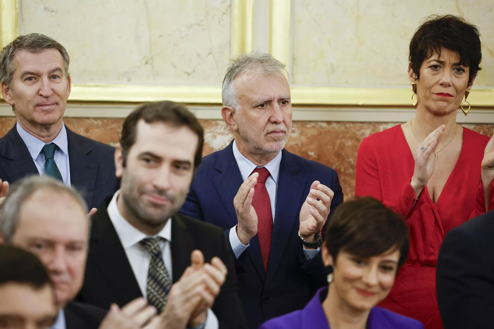 El ministro de Política Territorial y Memoria Democrática, Ángel Víctor Torres, en los actos del Día de la Constitución./ EFE