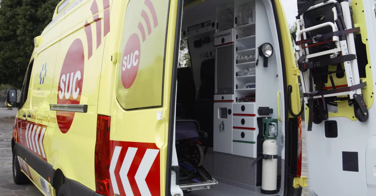 Ambulancia del Servicio de Urgencias Canario. / GOBIERNO DE CANARIAS 112