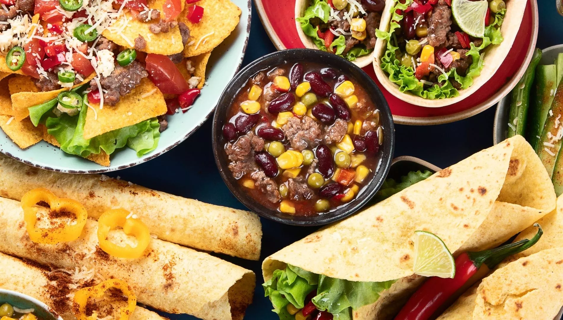 Imagen de archivo de comida mexicana - Canva