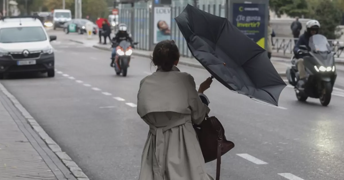 Imagen del tiempo con viento / EFE 