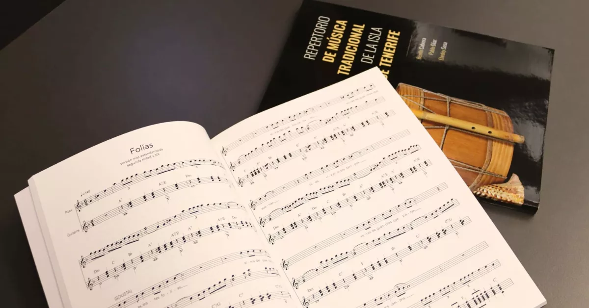 Libro 'Repertorio de Música Tradicional de la Isla de Tenerife'. / ATLÁNTICO HOY