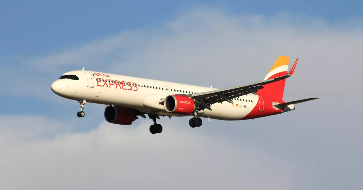 Un avión de Iberia Express./ CEDIDA