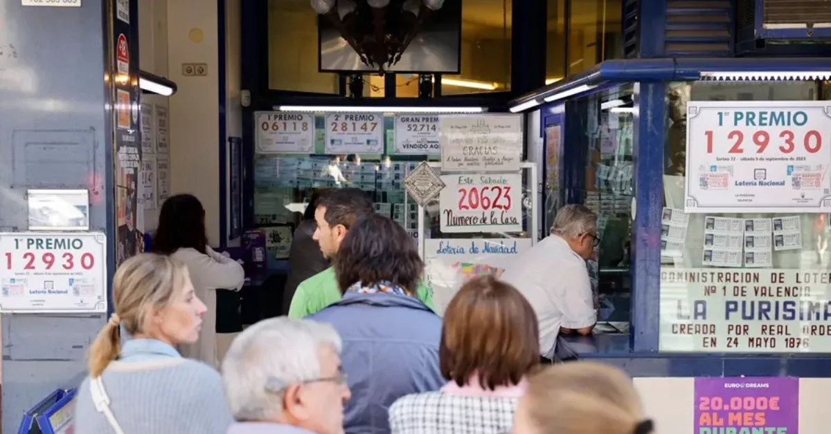 Imagen de una administración de Lotería / EFE