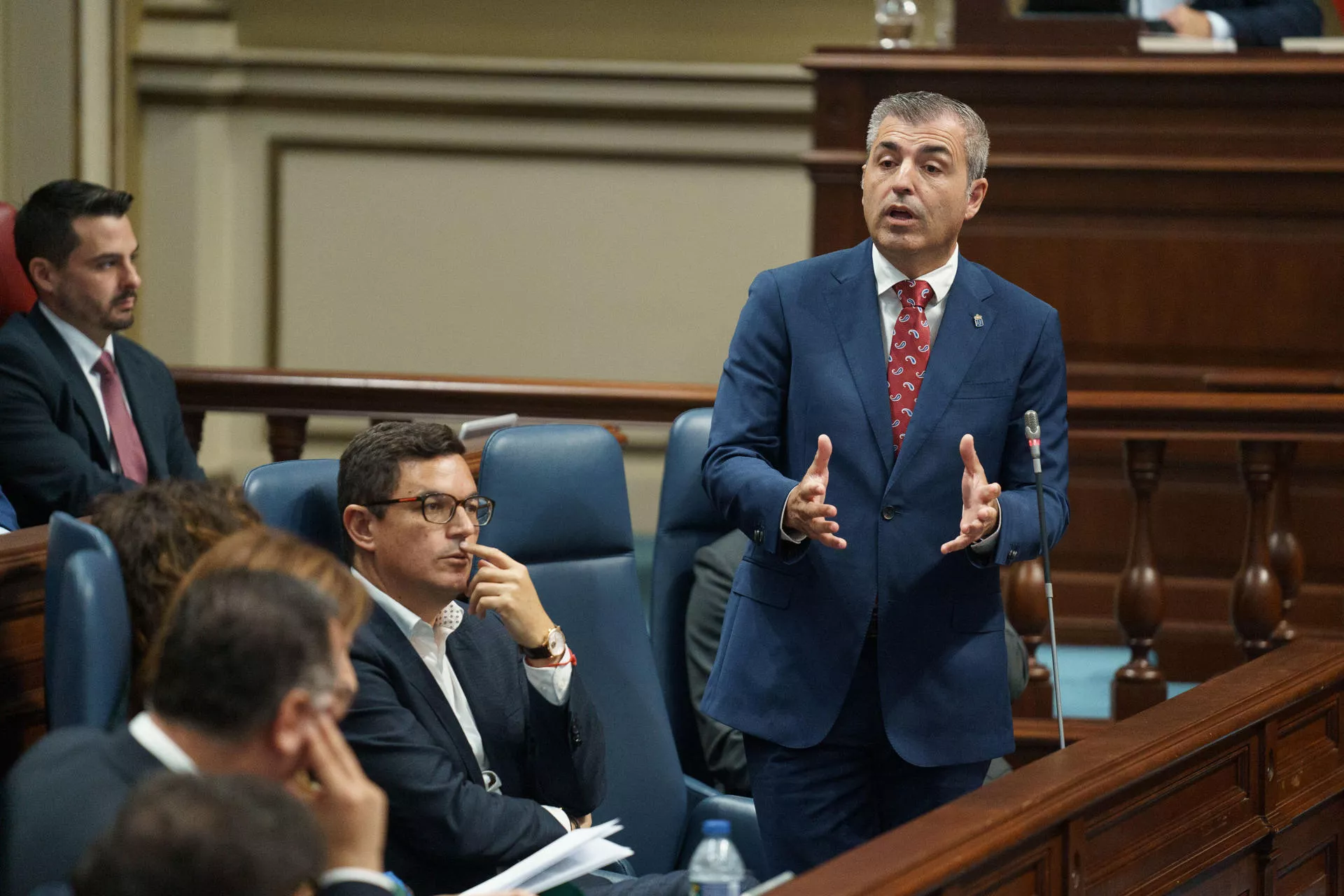 El vicepresidente y consejero de Economía del Gobierno de Canarias, Manuel Domínguez./ EFE