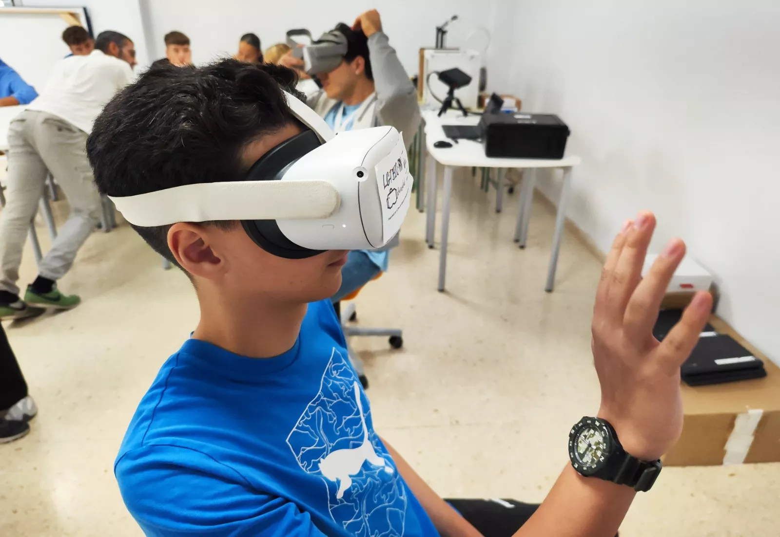 Proyecto de realidad virtual en las aulas./