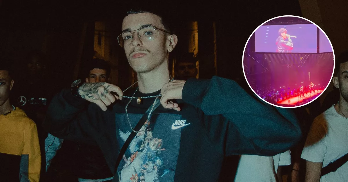 Imagen del cantante canario La Pantera  MONTAJE AH   LA FACTORÍA SHOW