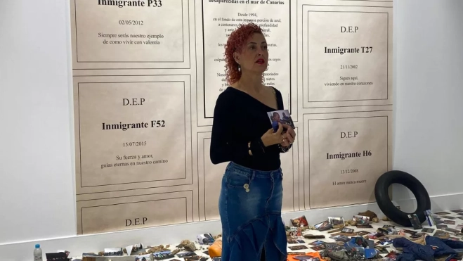 Desirée Martín, fotoperiodista y comisaria de la muestra / AH Desirée Martín, fotoperiodista y comisaria de la muestra / AH