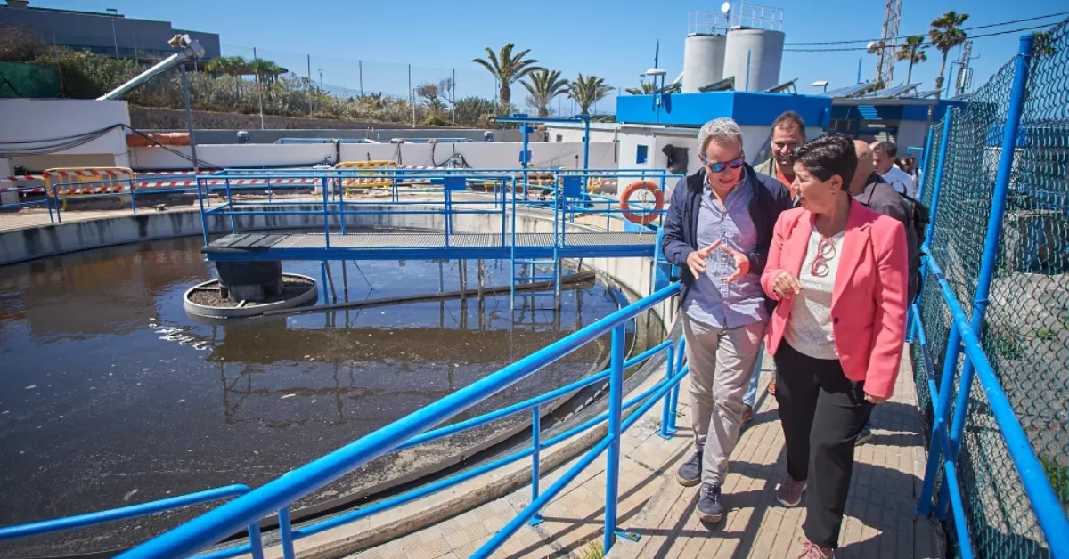 Imagen de la depuradora de La Orotava / CABILDO DE TENERIFE