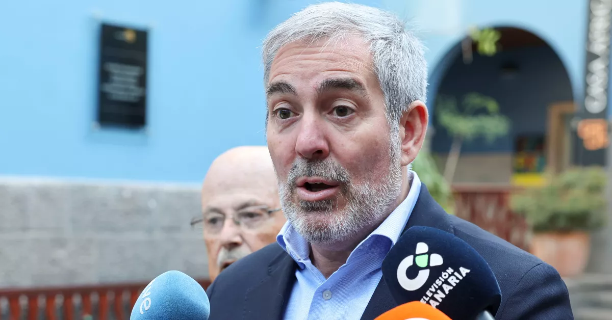 El presidente de Canarias, Fernando Clavijo. / EFE