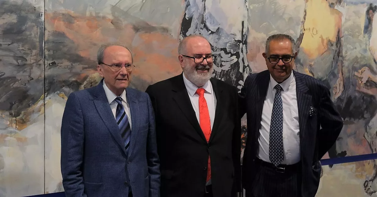 José Fernando Rodríguez de Azero, a la izquierda, con Pedro Alfonso. / CEOE TENERIFE