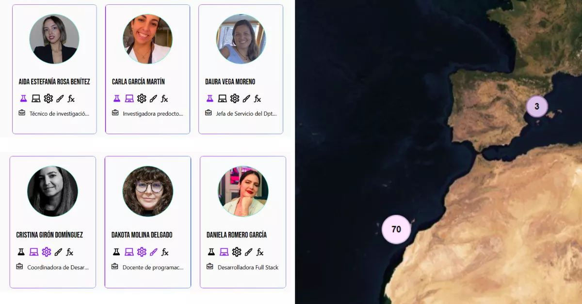 Imagen del mapa interactivo de Wise Canarias / WISE CANARIAS