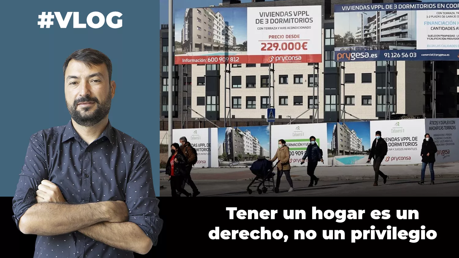 Tener un hogar es un derecho, no un privilegio. / AH