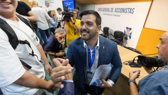 Rayco García, accionista que controla la gestión del CD Tenerife. / MIGUEL BARRETO-EFE Rayco García, accionista que controla la gestión del CD Tenerife. / MIGUEL BARRETO-EFE
