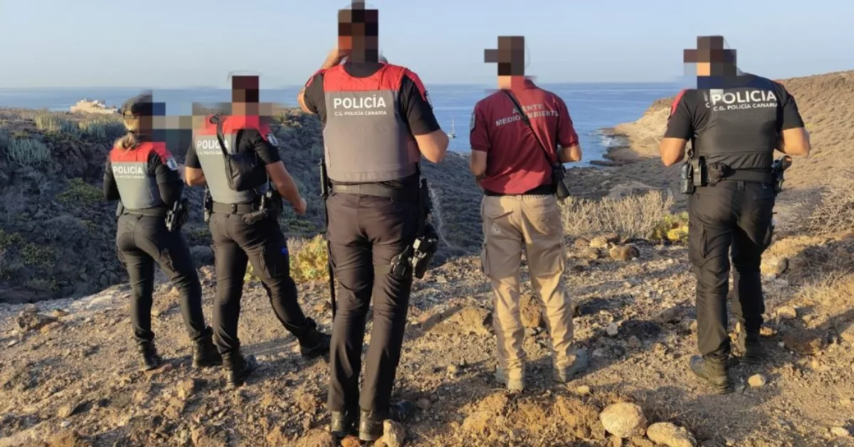 Agentes de la Policía Canaria. / GOBIERNO DE CANARIAS