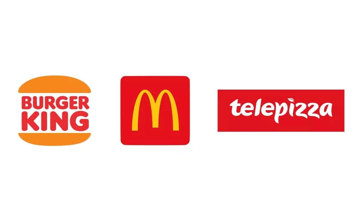 Burger King, McDonald’s y Telepizza./