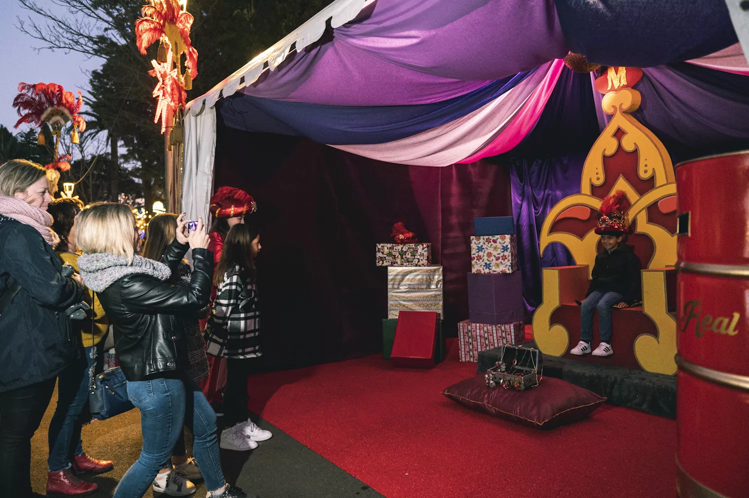Campamento Real de los Reyes Magos en La Laguna./ CEDIDA