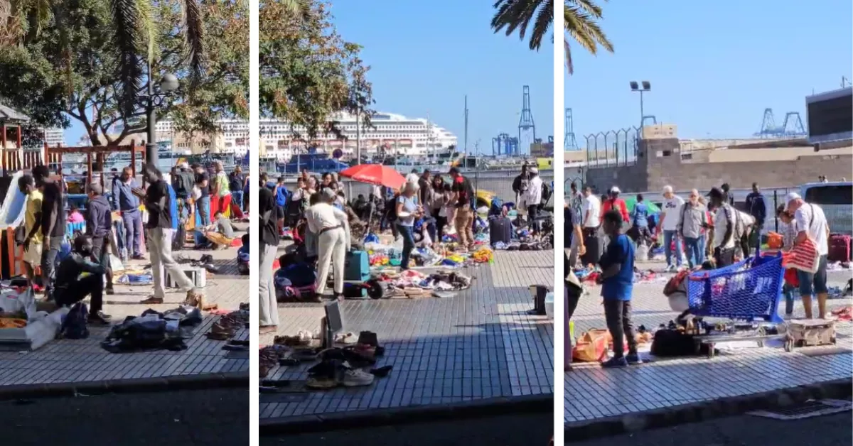 Imágenes de venta ambulante en el rastro / AH