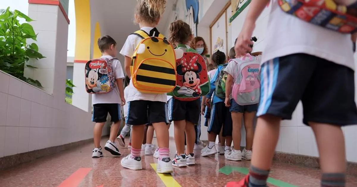 Imagen de alumnos en una de las escuelas infantiles / EFE - ÁNGEL MEDINA G.