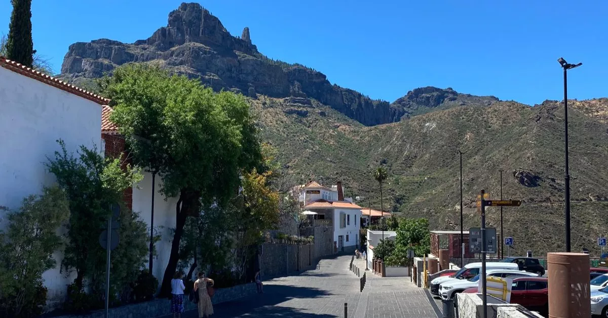 Imagen de Tejeda, uno de los municipios de Gran Canaria en alerta por el riesgo de incendios. / ATLÁNTICO HOY 