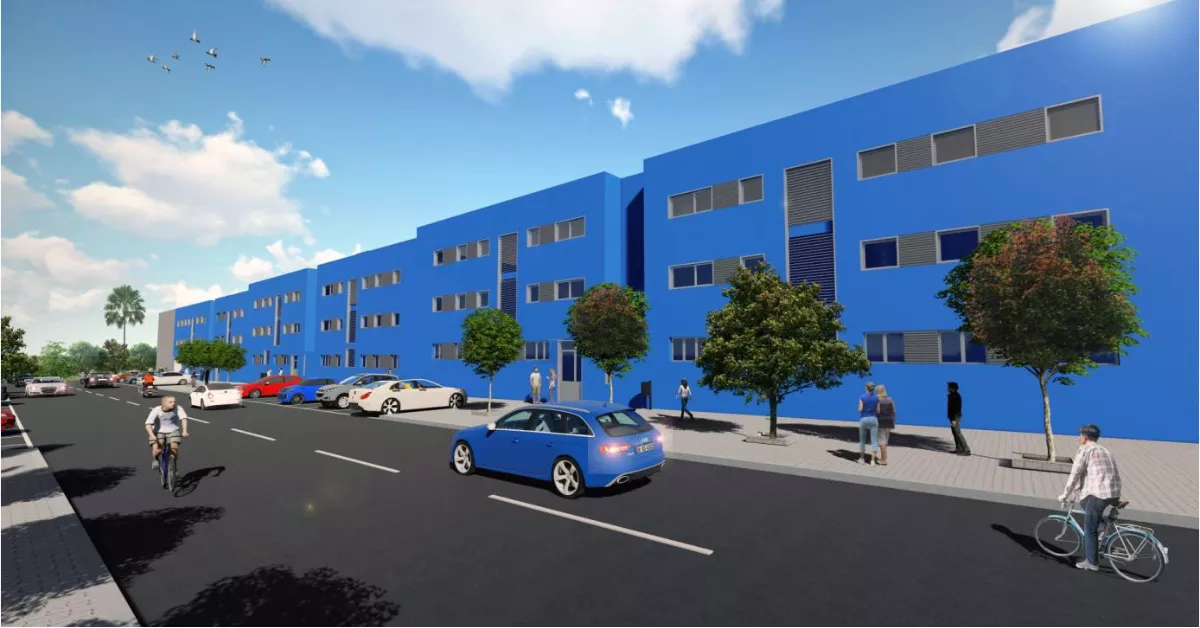 Imagen de la futura promoción de viviendas en Telde / GOBIERNO DE CANARIAS