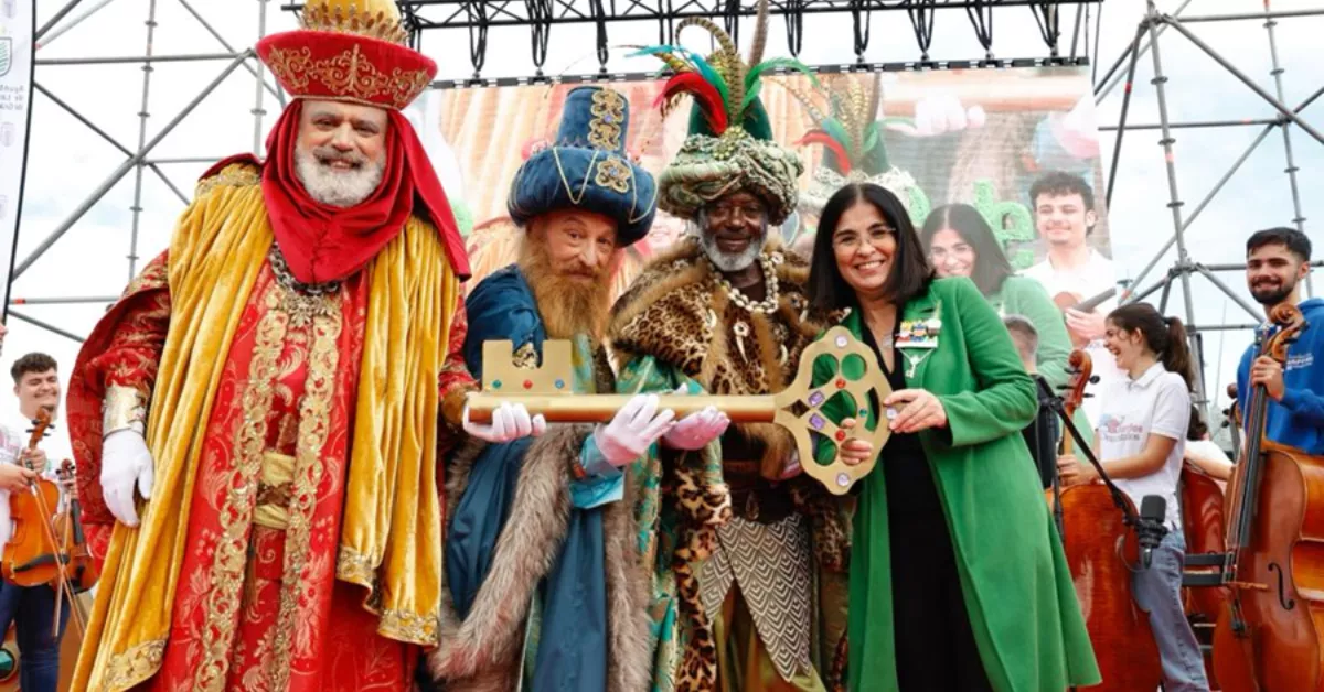 Los Reyes Magos tienen la llave mágica de Las Palmas para poder repartir los regalos en todos los hogares / AYUNTAMIENTO DE LAS PALMAS DE GRAN CANARIA