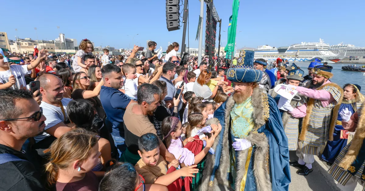 Llegada de los Reyes Magos a Las Palmas de Gran Canaria 2025 / AYUNTAMIENTO DE LAS PALMAS 