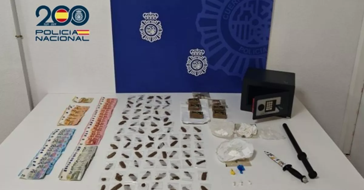 Droga incautada en Taco por la Policía Nacional./ CEDIDA