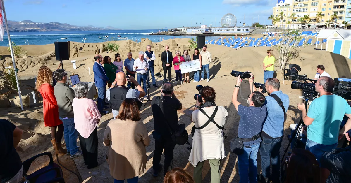 Cierre oficial del Belén de Arena de Las Canteras / LPA VISIT