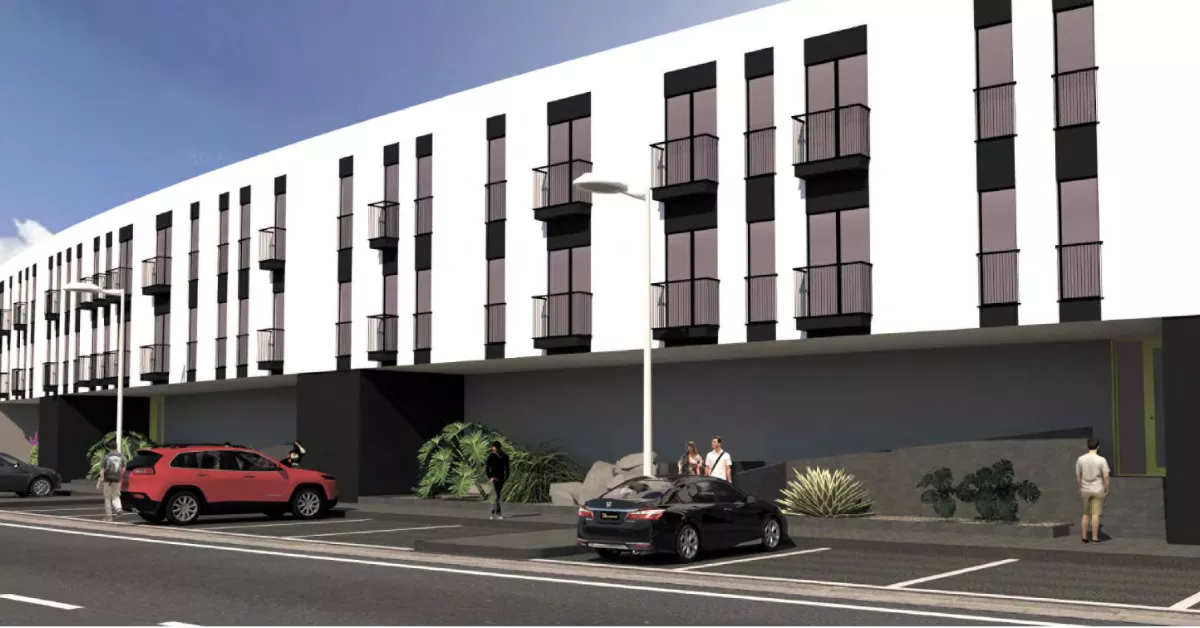 Boceto de uno de los edificios que se construirán / AH