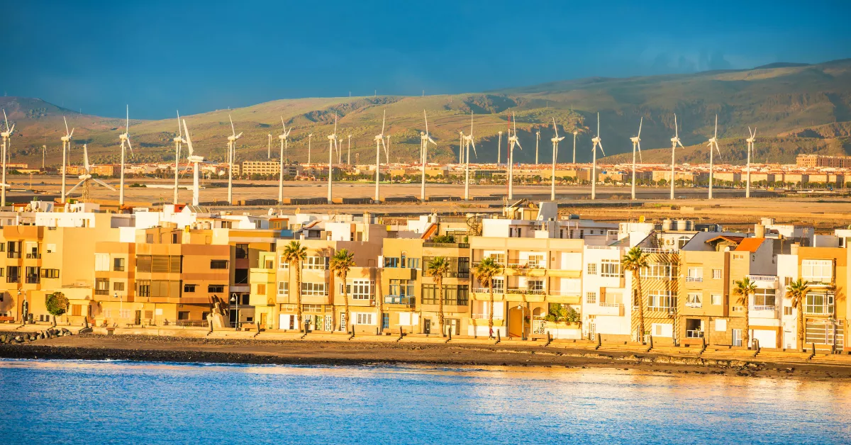 Aerogeneradores de renovables en Canarias. / IMAGEN DE LA RED